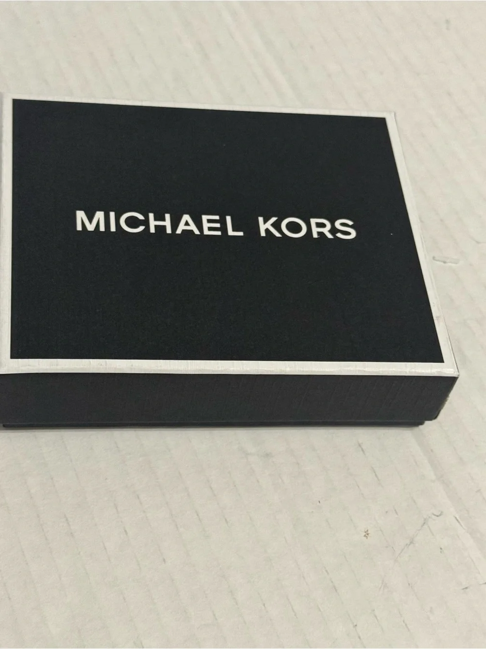 Michael Kors Black Jet set Trifold wallet NWT